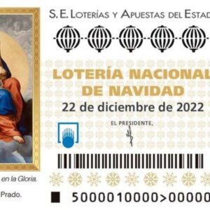 ¿Cuánto toca en un décimo de la lotería de navidad? 