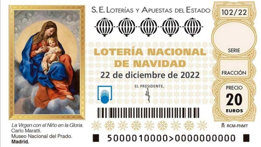 ¿Cuánto toca en un décimo de la lotería de navidad? 